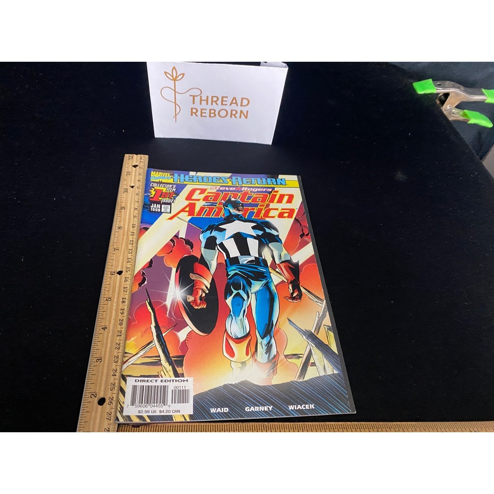 Captain America‎ Heroes Return #1 Comic Book Marvel 1996 Steve Rogers